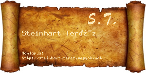 Steinhart Teréz névjegykártya
